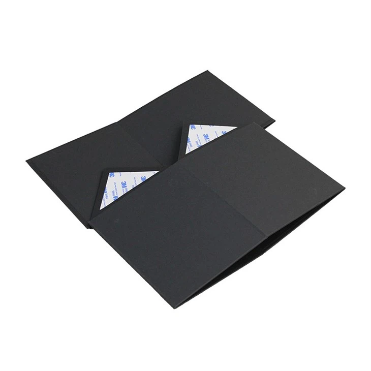 Black Kraft Square Magnetic Folding Box